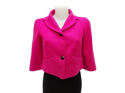 Valentino Red - Giacchina Corta in Lana Fucsia
