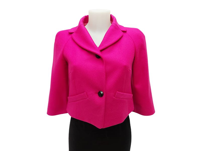 Valentino Red - Giacchina Corta in Lana Fucsia
