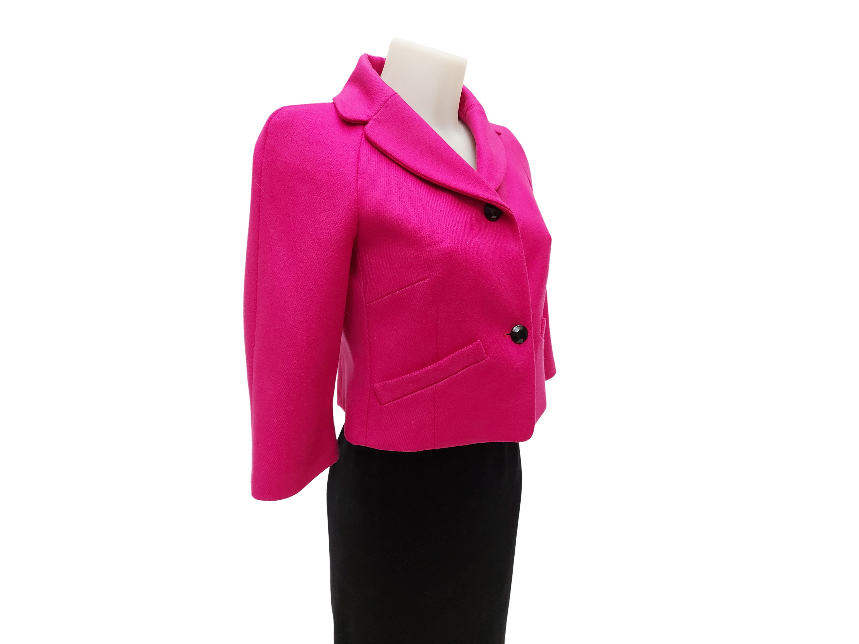Valentino Red - Giacchina Corta in Lana Fucsia