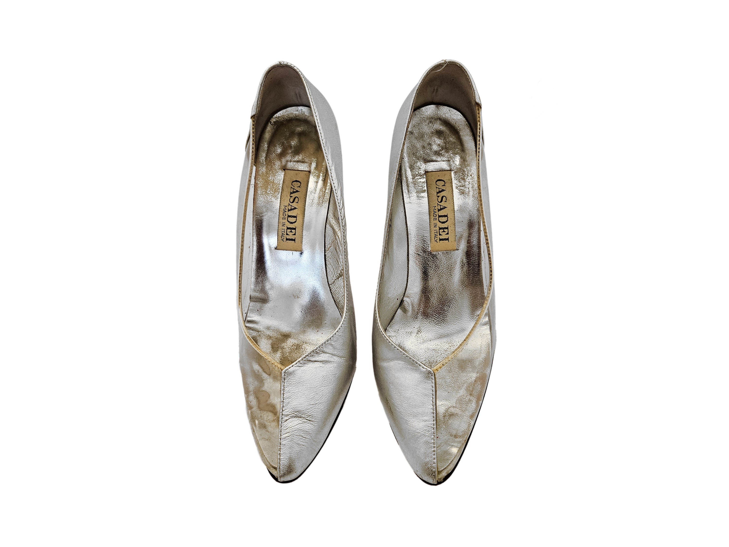 Casadei - Decolleté Argento e Trasparenti