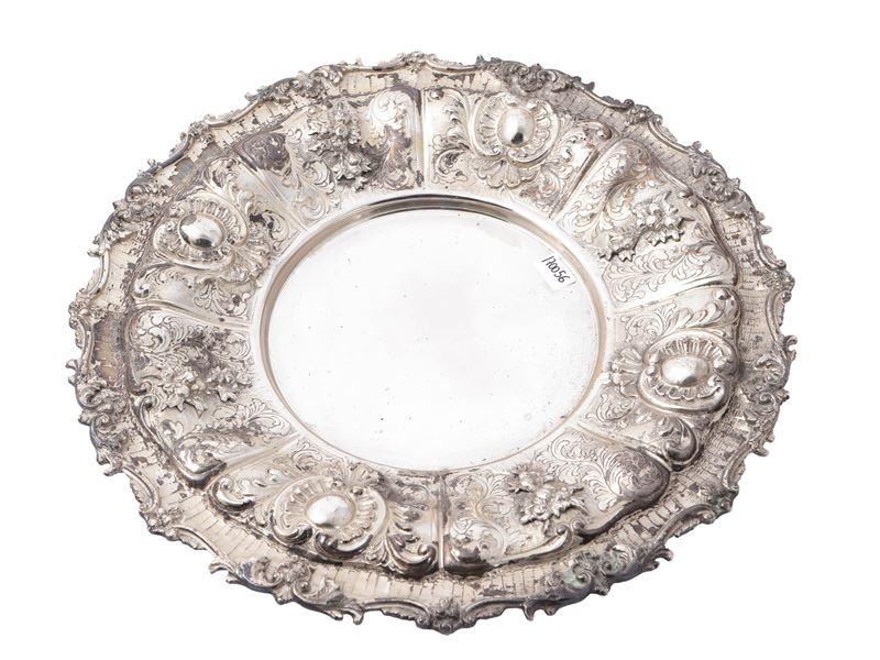 Vassoio centrotavola in argento