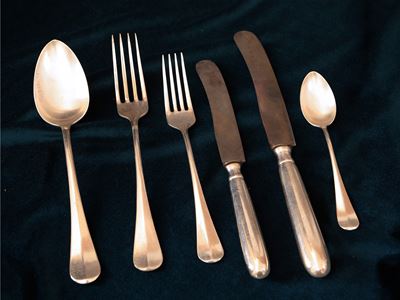 Servizio di Posate in Metallo Argentato