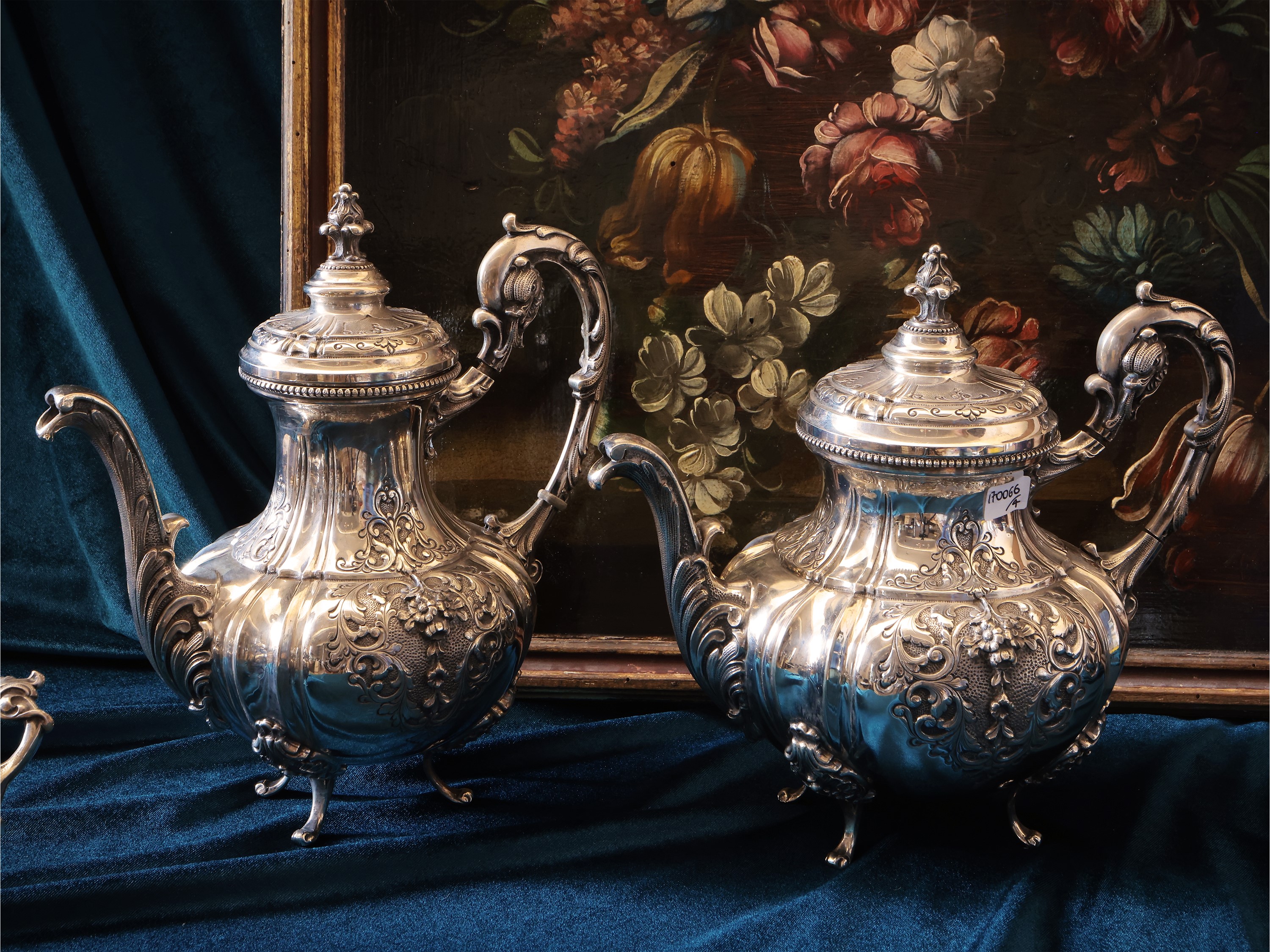 Servizio da tè e caffè in argento