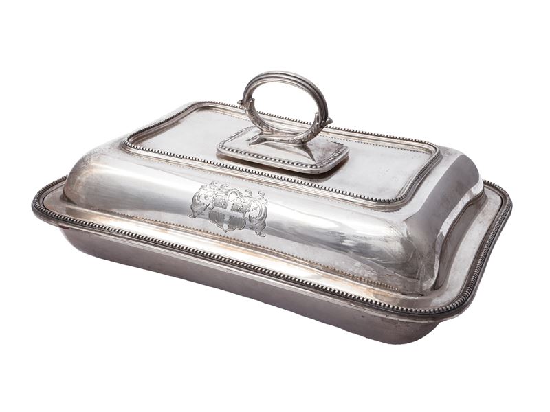 Legumiera in argento