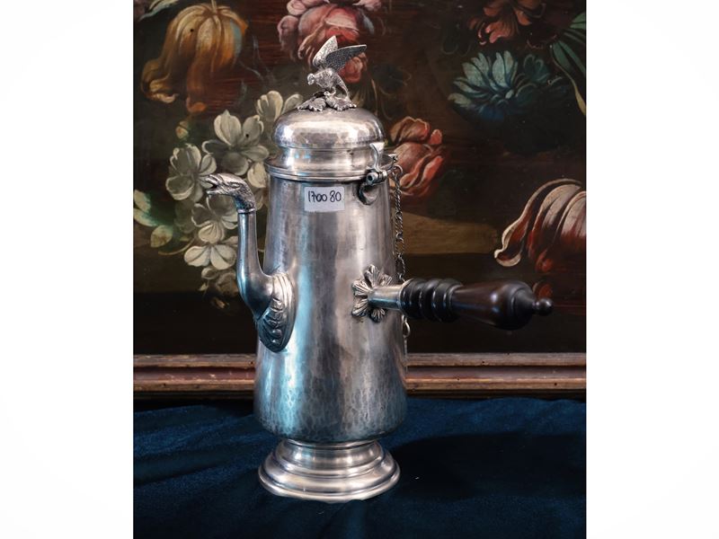 Caffettiera in argento