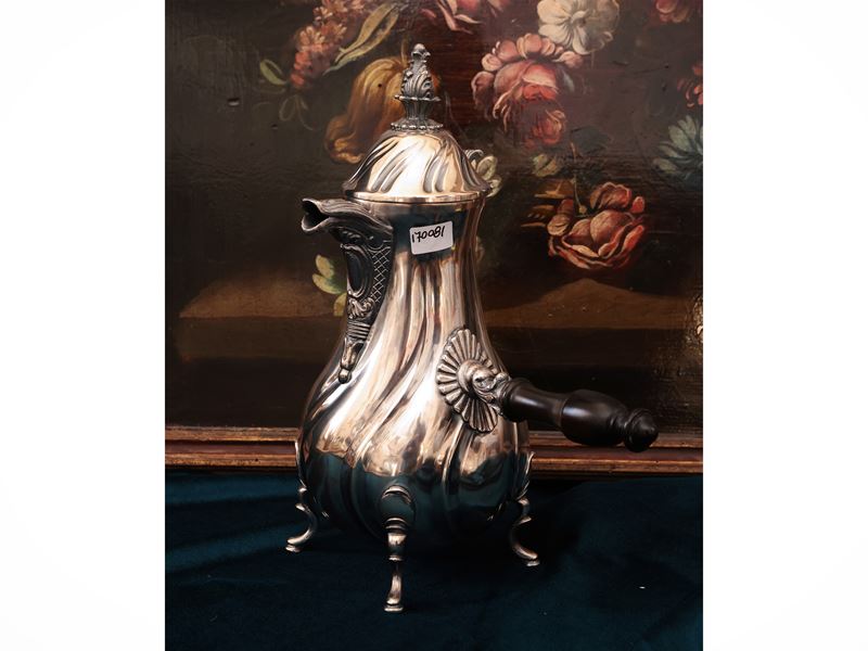 Caffettiera in argento