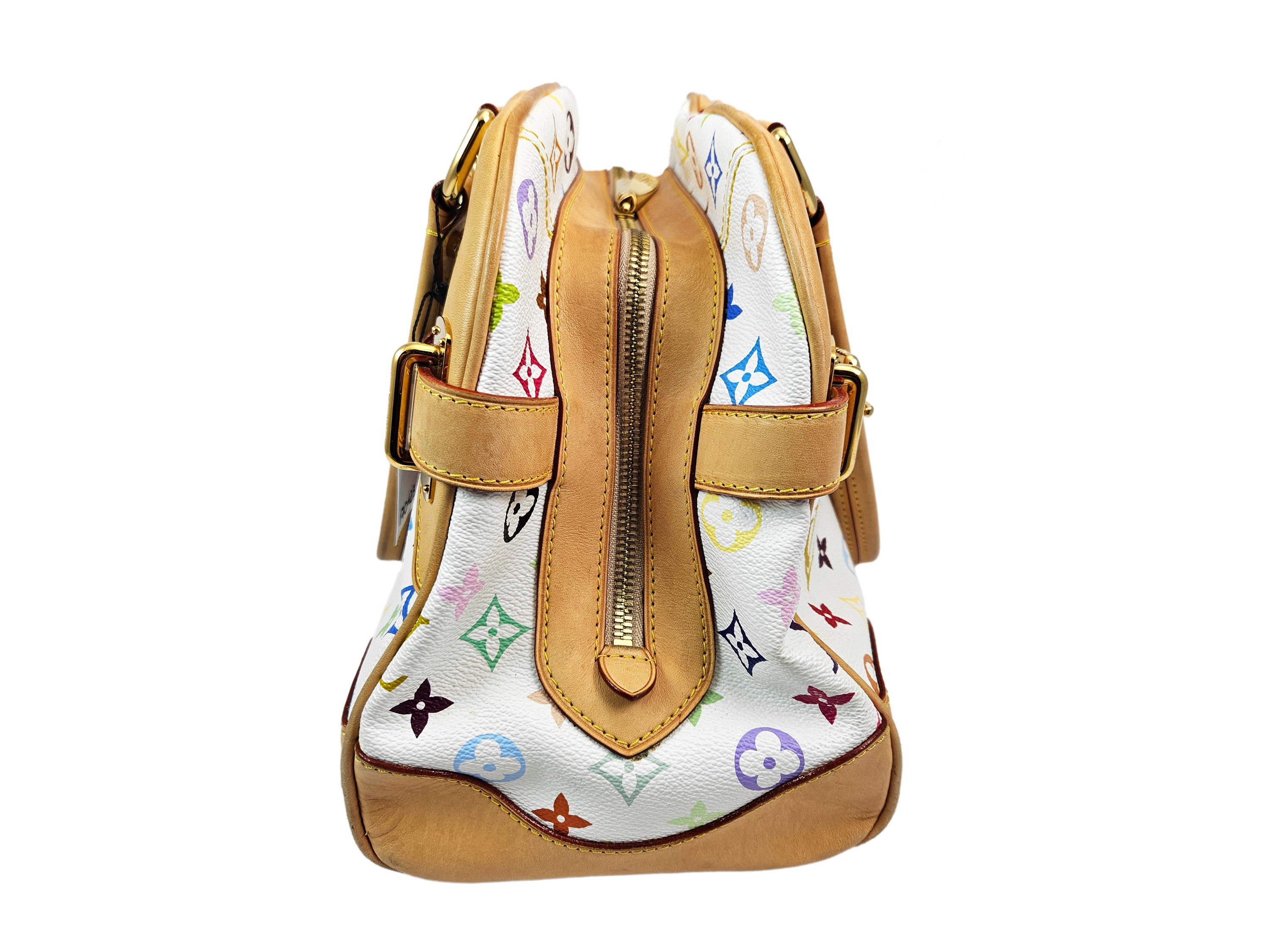 Louis Vuitton - Borsa "Alma" monogram multicolor e vacchetta