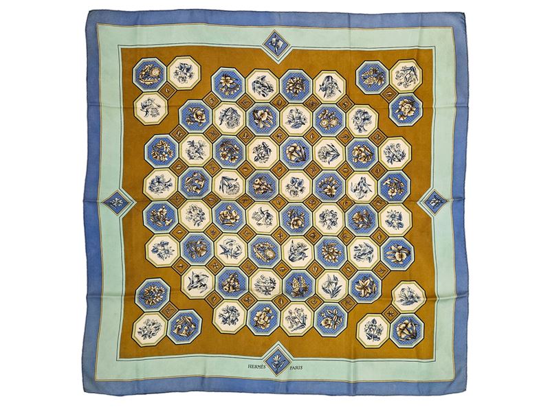 Hermès - Foulard in Seta "carrelage" By Maurice Tranchant