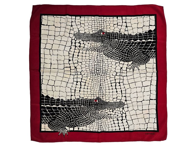 Valentino - Foulard in Seta Animalier