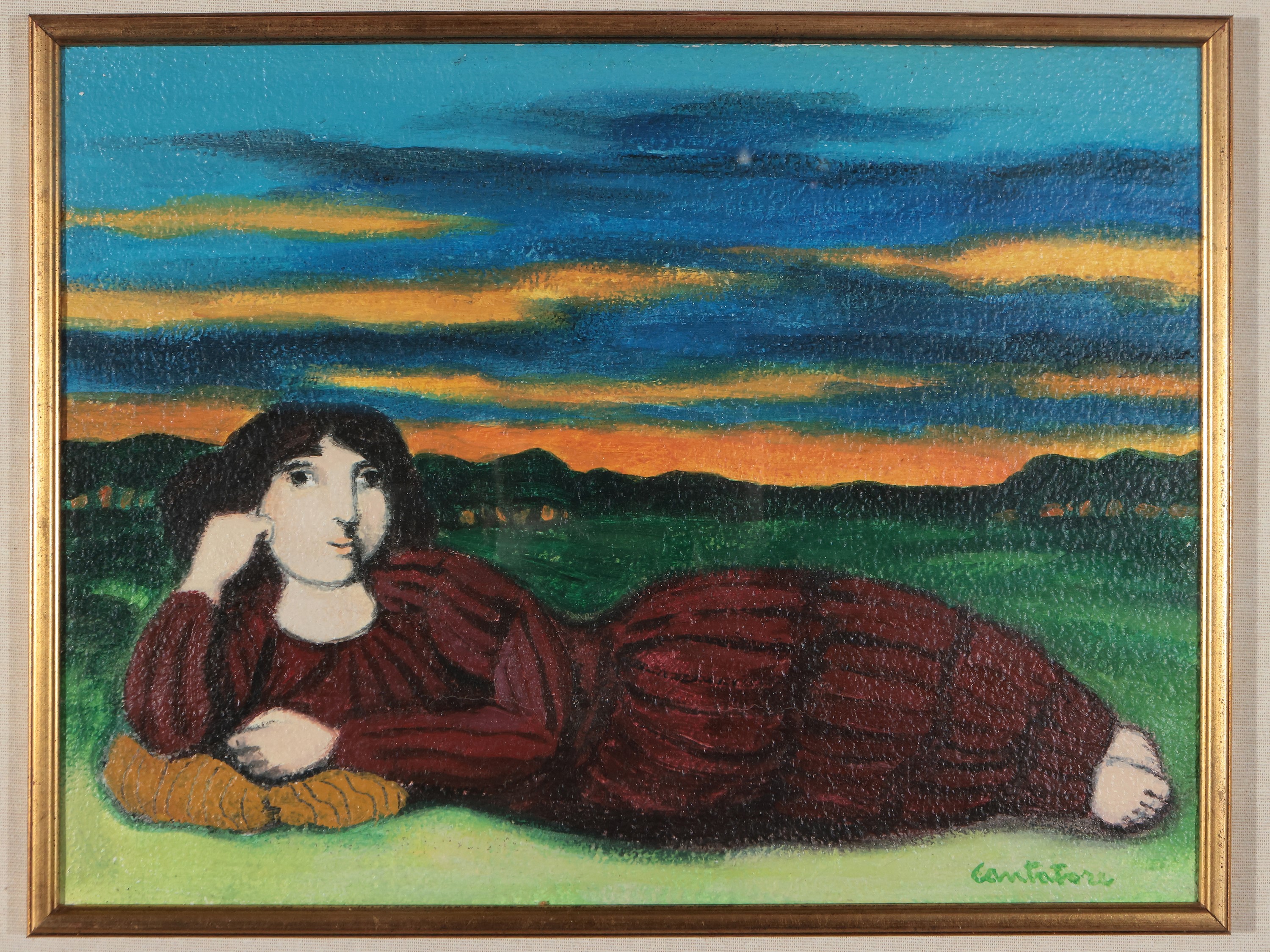 Domenico Cantatore - Odalisca