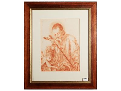 San Luigi Gonzaga Adora il Crocifisso