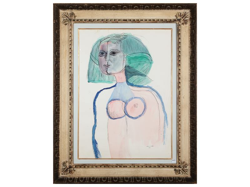 Bruno Cassinari - Nudo Femminile 1979