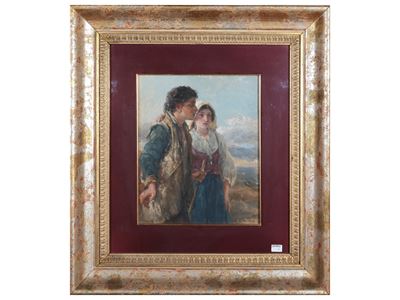 Pastori 1886, Attribuibile a Francesco Paolo Michetti