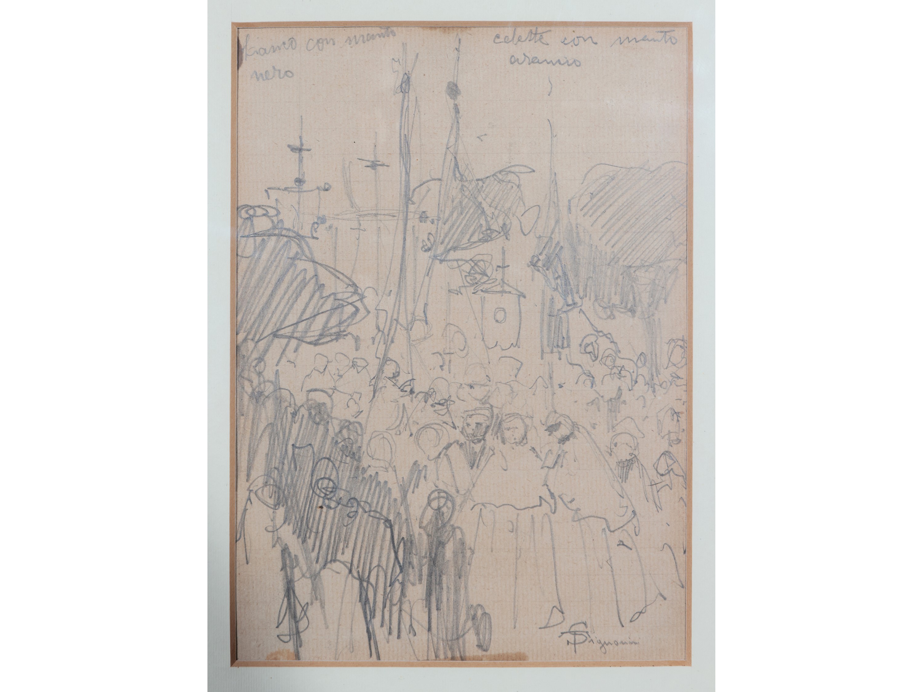 Telemaco Signorini - Processione