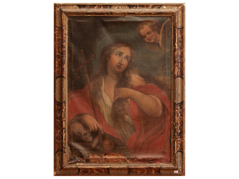 Scuola Francese del XVIII Secolo - Maddalena Penitente