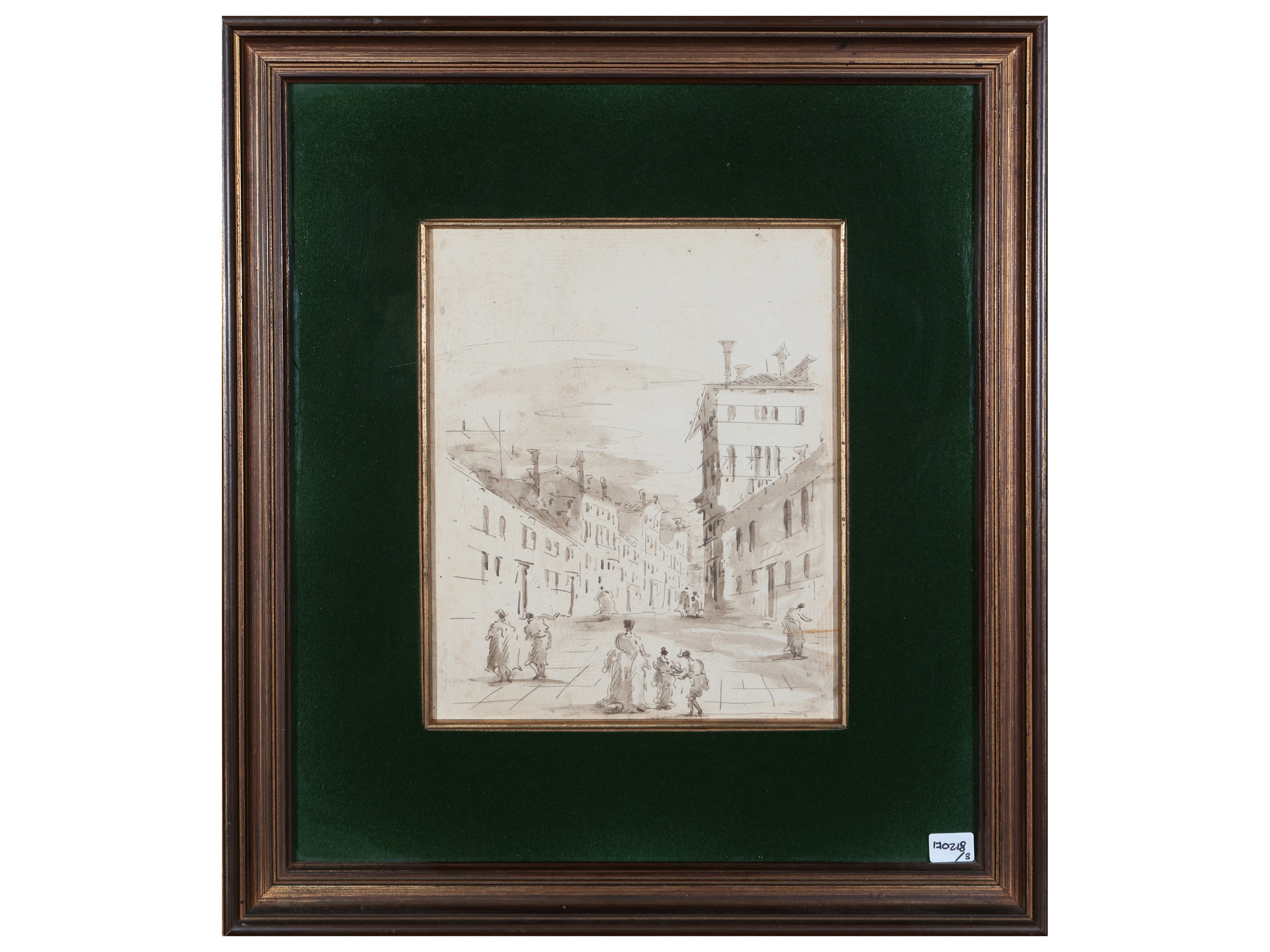 Scuola Veneta del XIX Secolo - Scorci Veneziani
