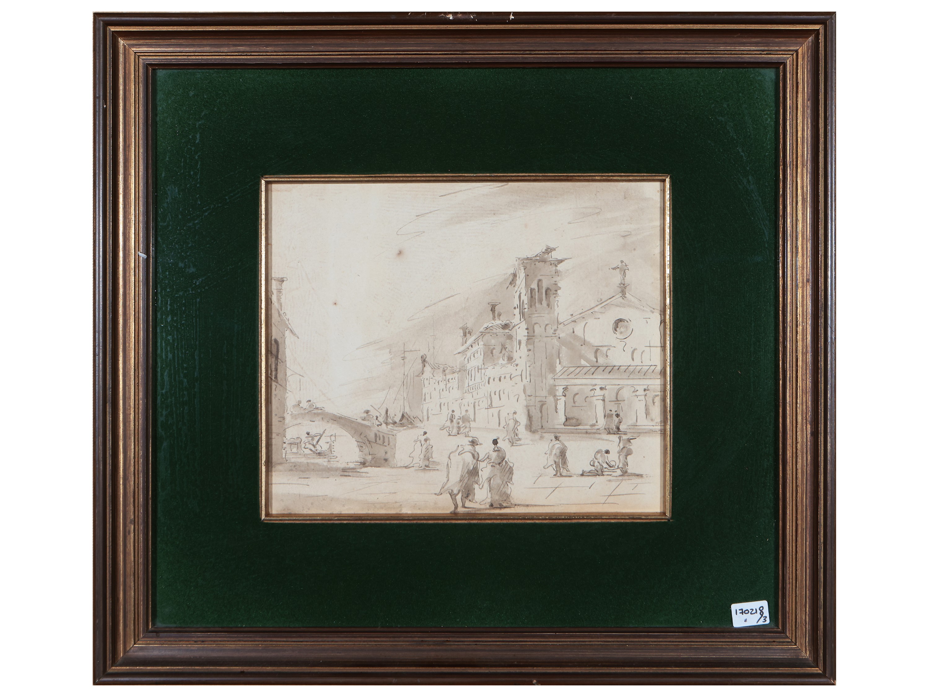 Scuola Veneta del XIX Secolo - Scorci Veneziani