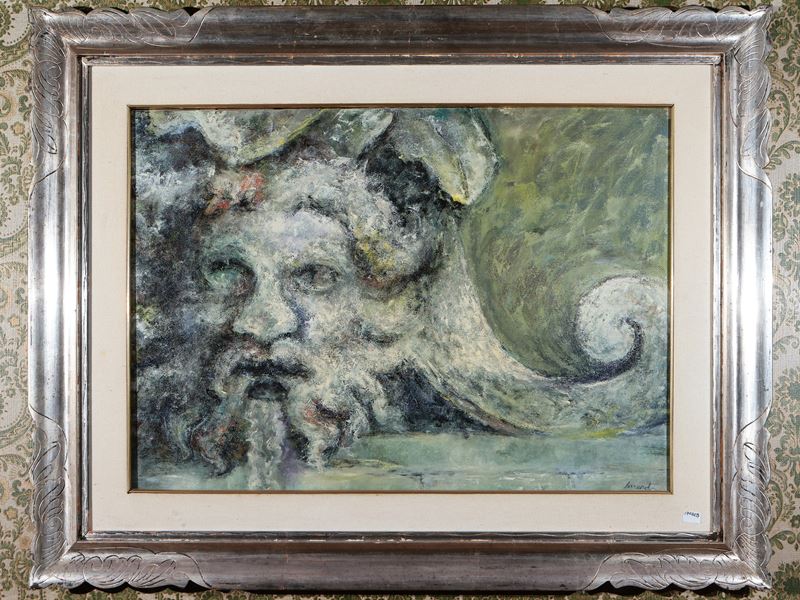 Mariella Berardi - Particolare della Fontana di Piazza Monte di Pietà 1991