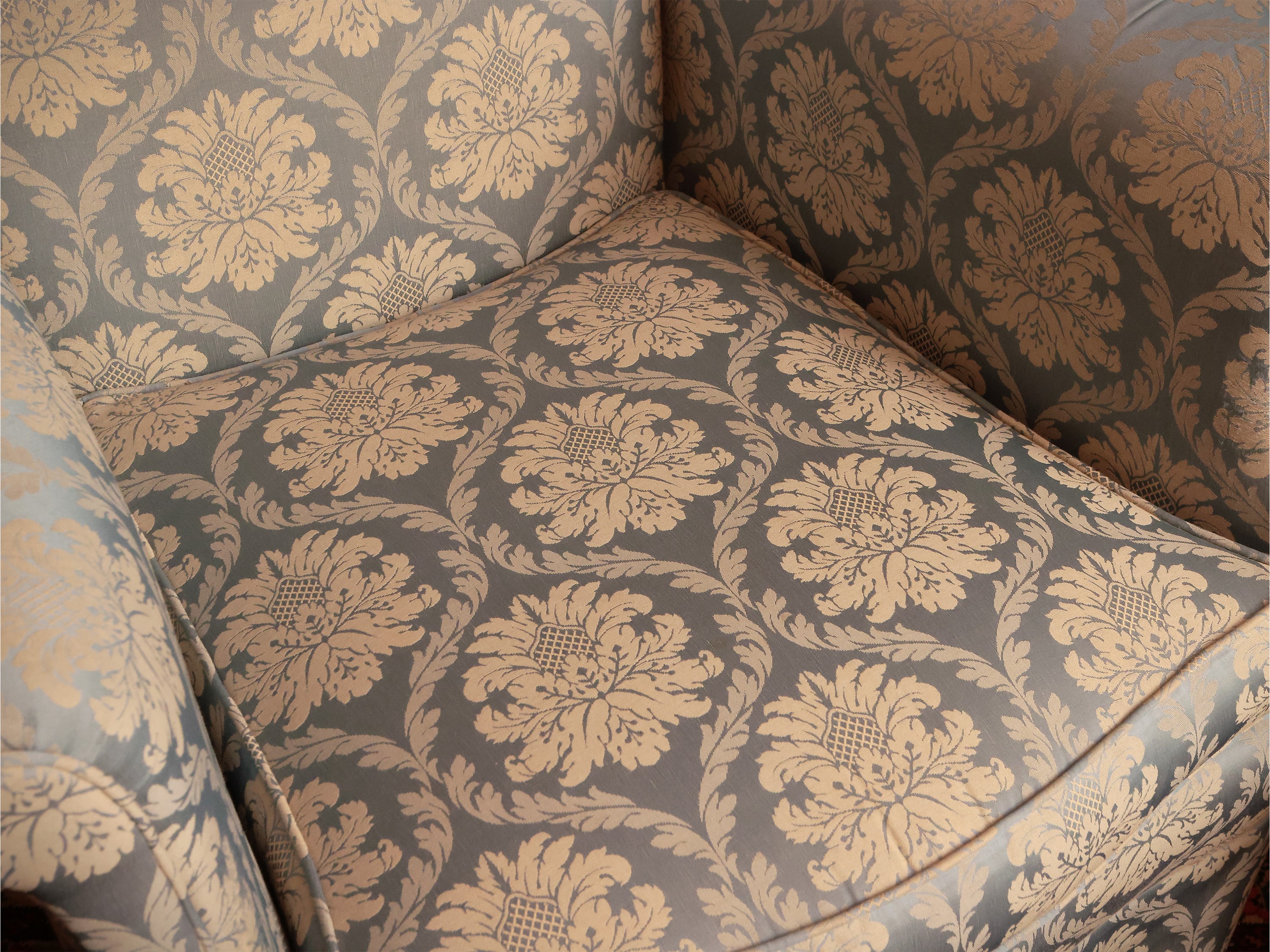 Poltrona Bergere Imbottita con Ottomana