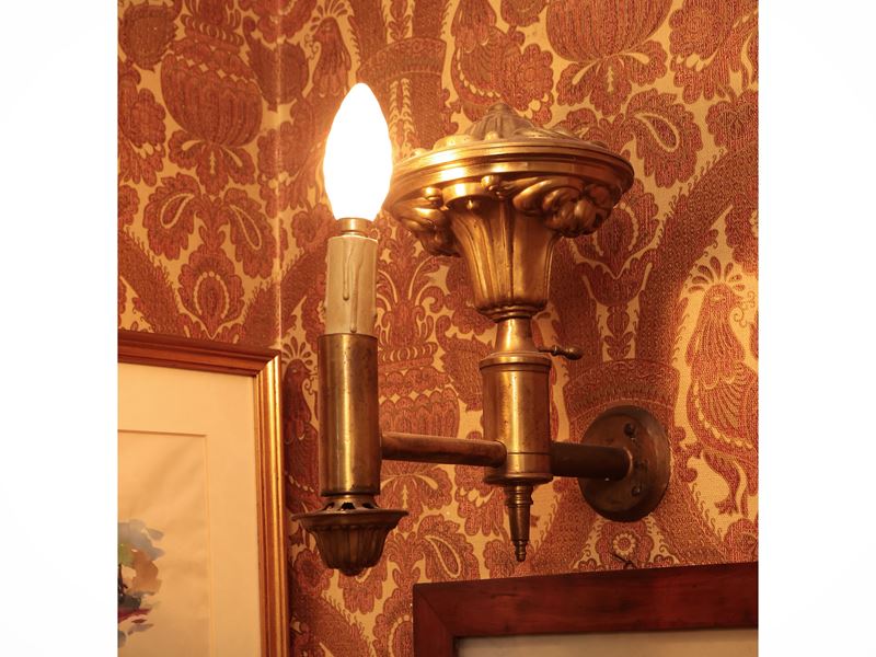 Serie di Quattro Applique in Ottone