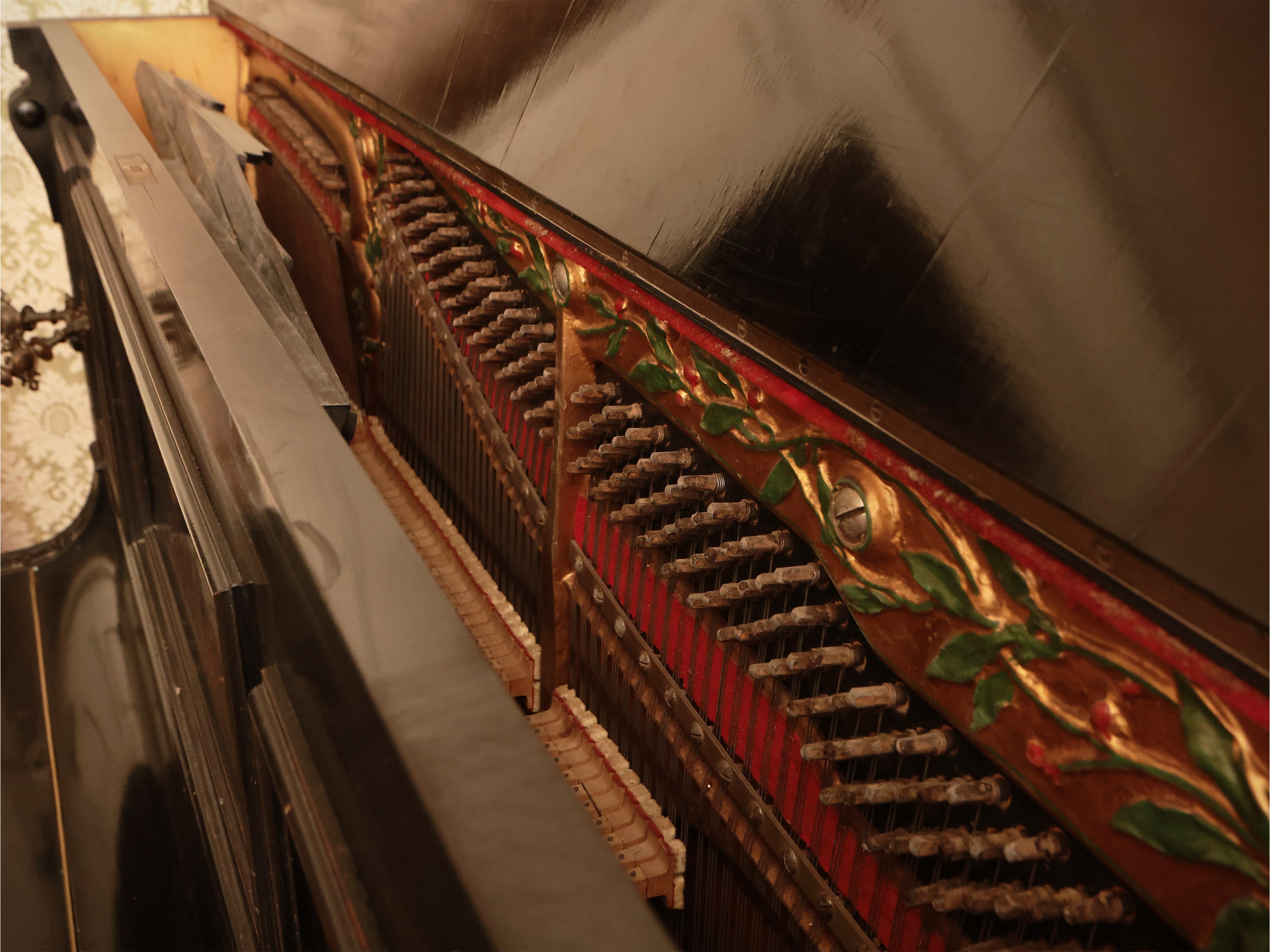 Pianoforte Verticale in Legno Ebanizzato, Paul Scharff Berlin