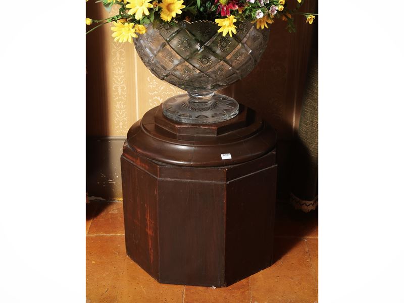 Coppia di Basi per Sculture in Legno Tenero