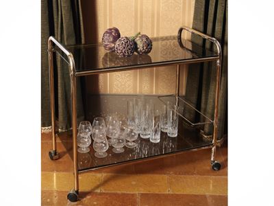 Carrello di Servizio in Ottone