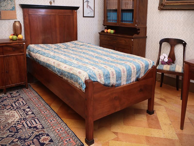 Letto Singolo in Noce