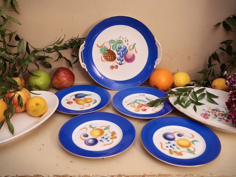 Servizio da Frutta in Porcellana, Richard Ginori