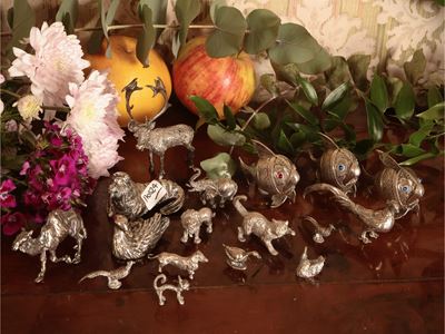 Collezione di Piccoli Animali in Argento