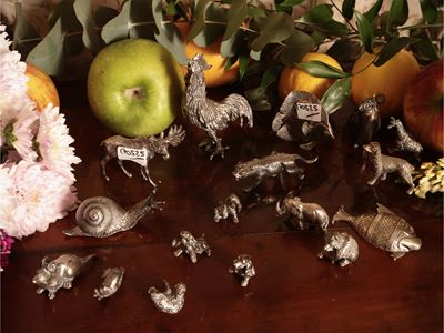 Collezione di Piccoli Animali in Argento