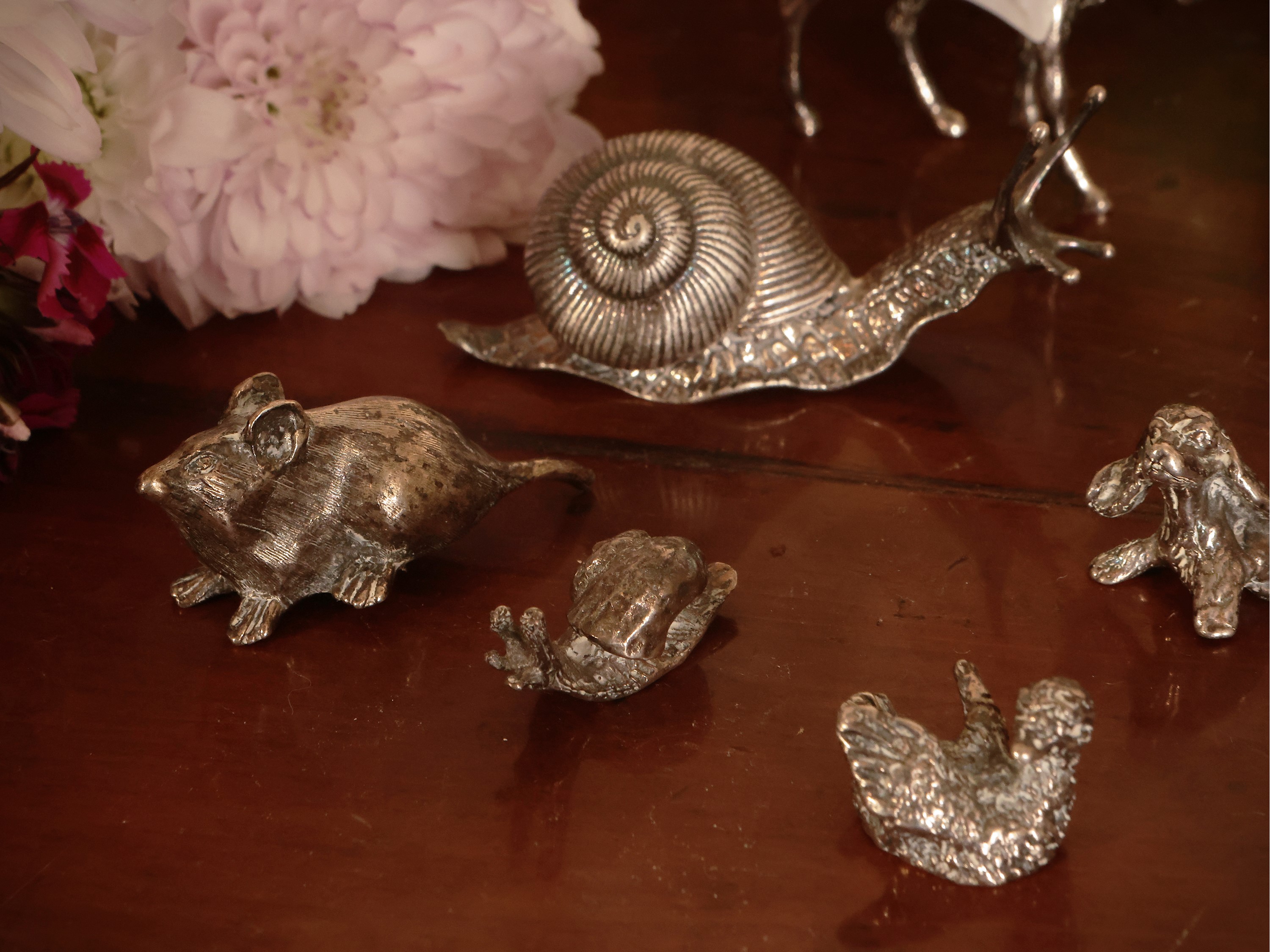 Collezione di Piccoli Animali in Argento