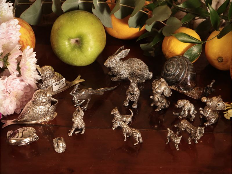 Collezione di Piccoli Animali in Argento