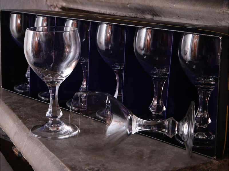 Servito di Bicchieri Tumbler in Vetro