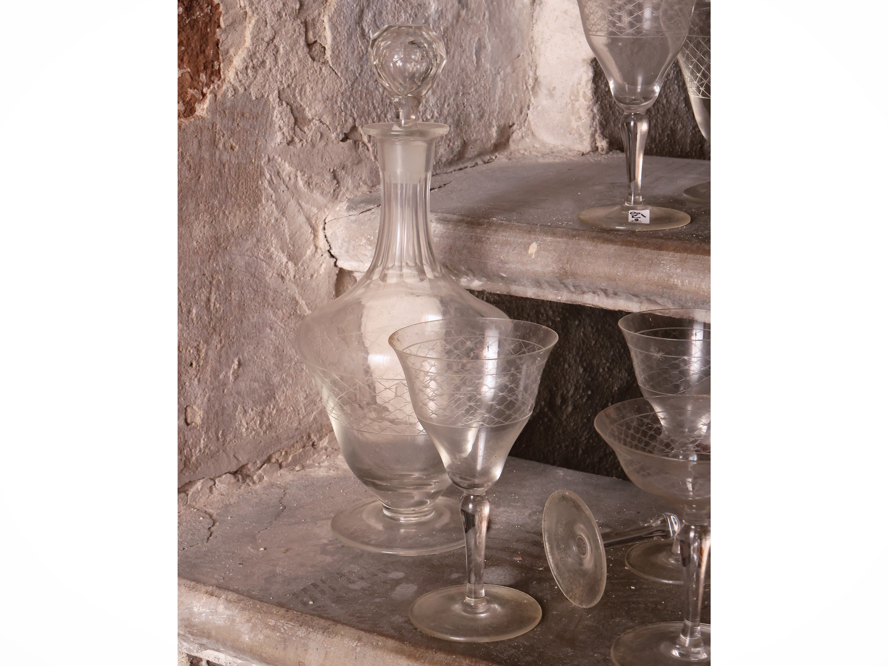Servizio di Bicchieri in Cristallo