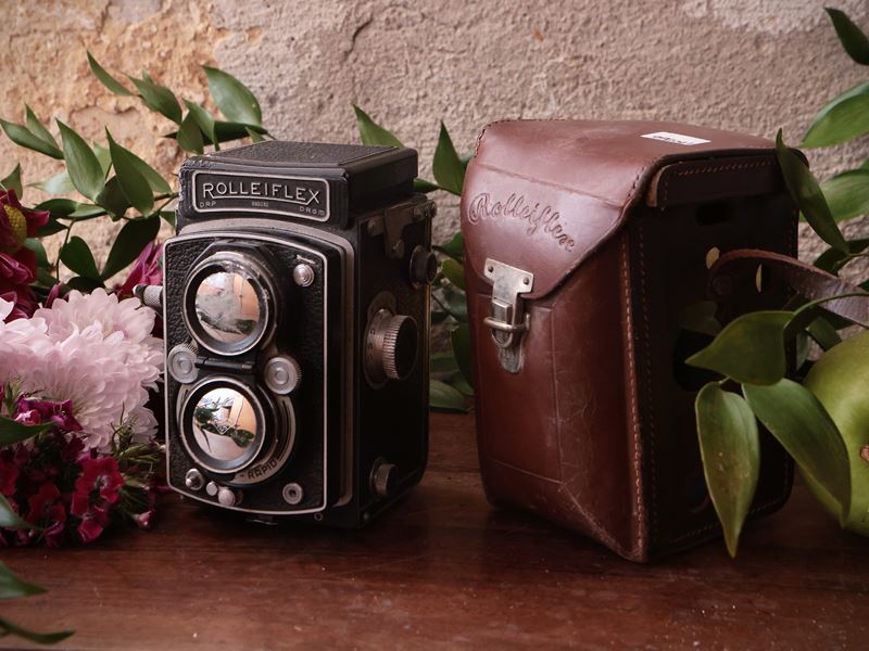 Macchina Fotografia Medio Formato Biottica, Rolleiflex