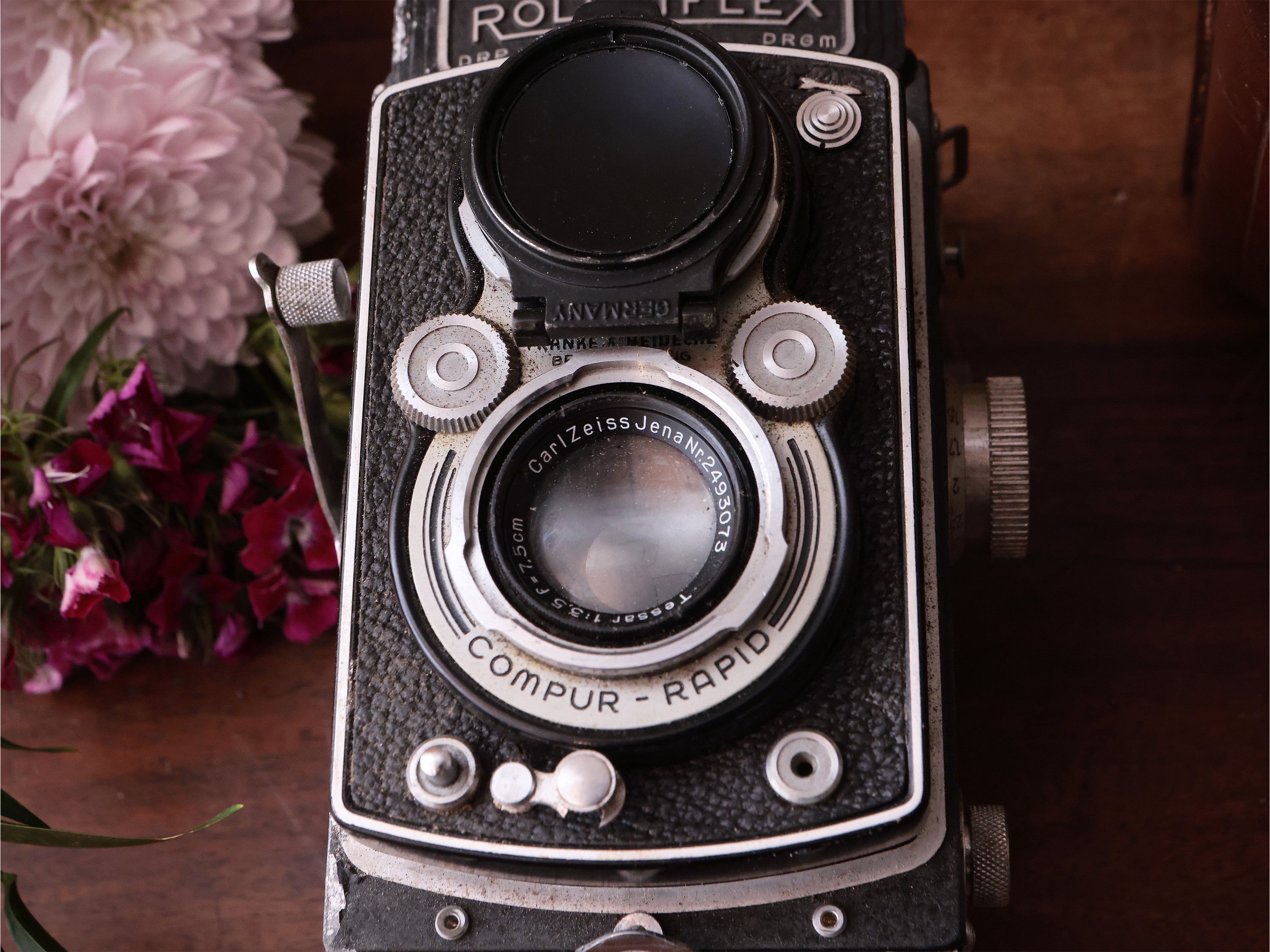 Macchina Fotografia Medio Formato Biottica, Rolleiflex