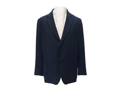 Giacca da Uomo in Lana Blu, Cantarelli