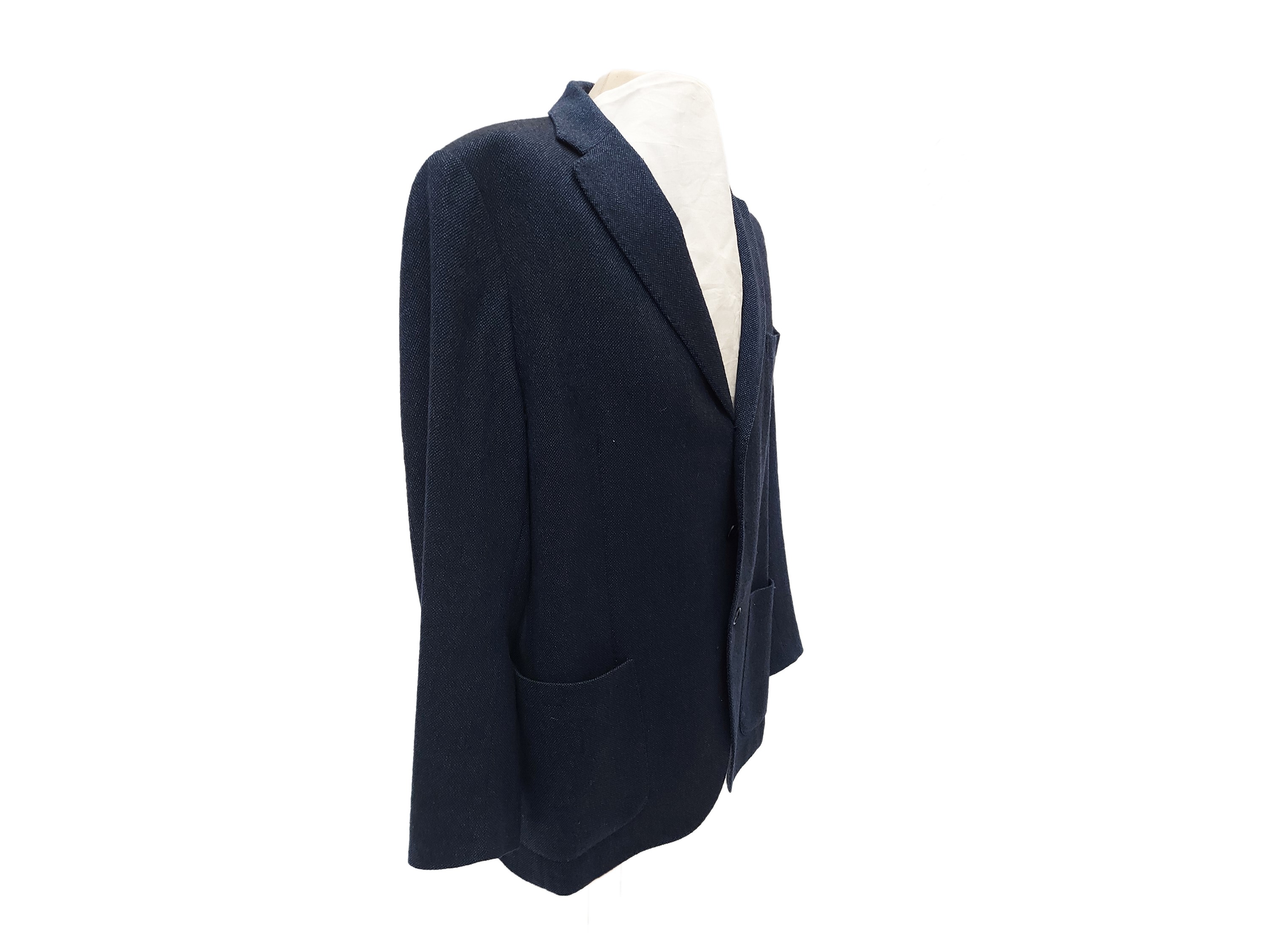 Giacca da Uomo in Lana Blu, Cantarelli