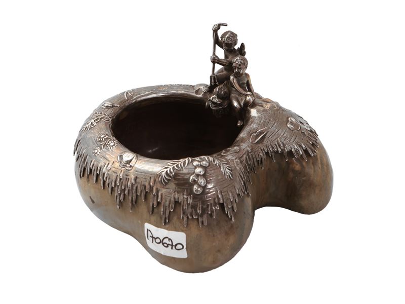 Vaschetta in gres e argento