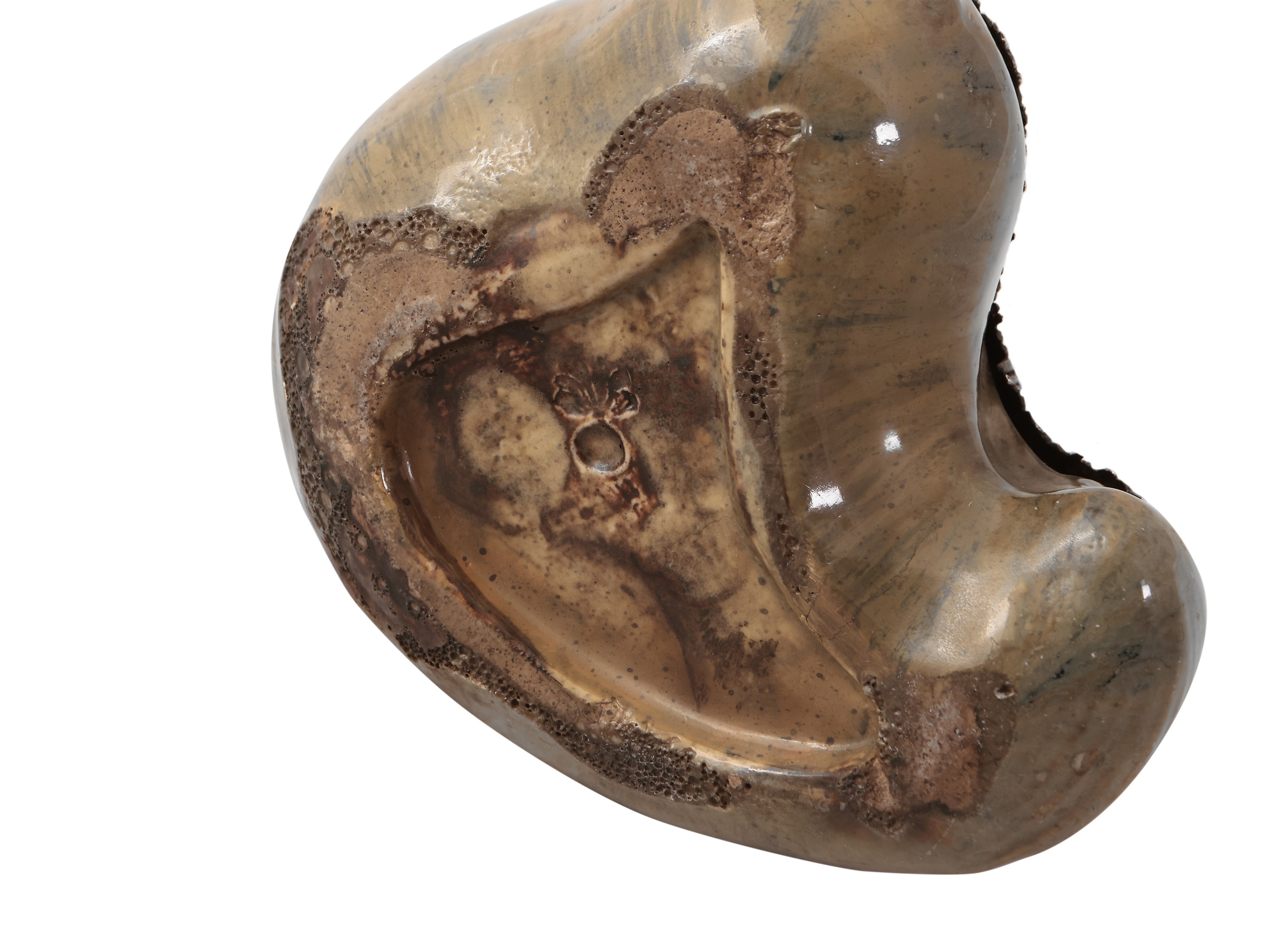 Vaschetta in gres e argento