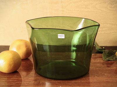 Vaso in Vetro Verde di Empoli