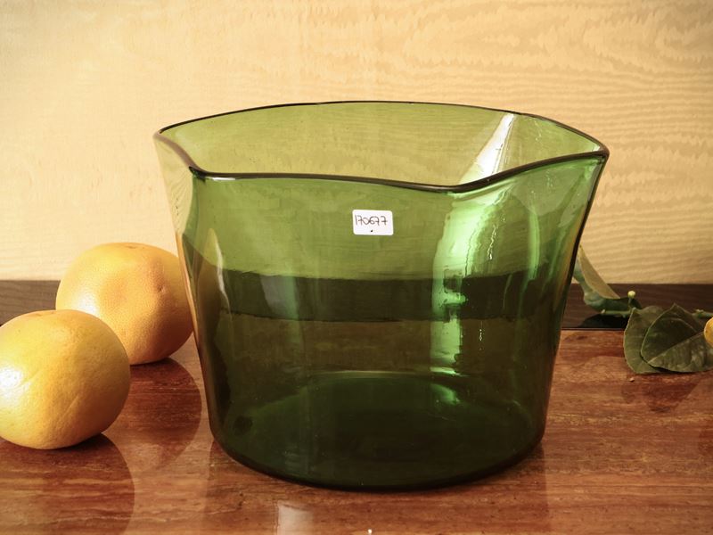Vaso in Vetro Verde di Empoli