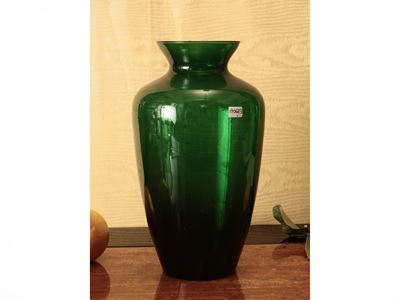 Grande Vaso in Vetro Verde di Empoli