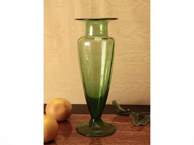 Vaso in Vetro Verde di Empoli