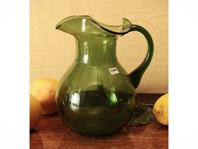 Caraffa in Vetro Verde di Empoli