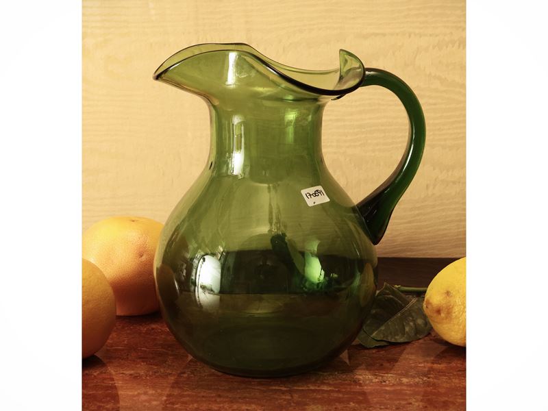 Caraffa in Vetro Verde di Empoli