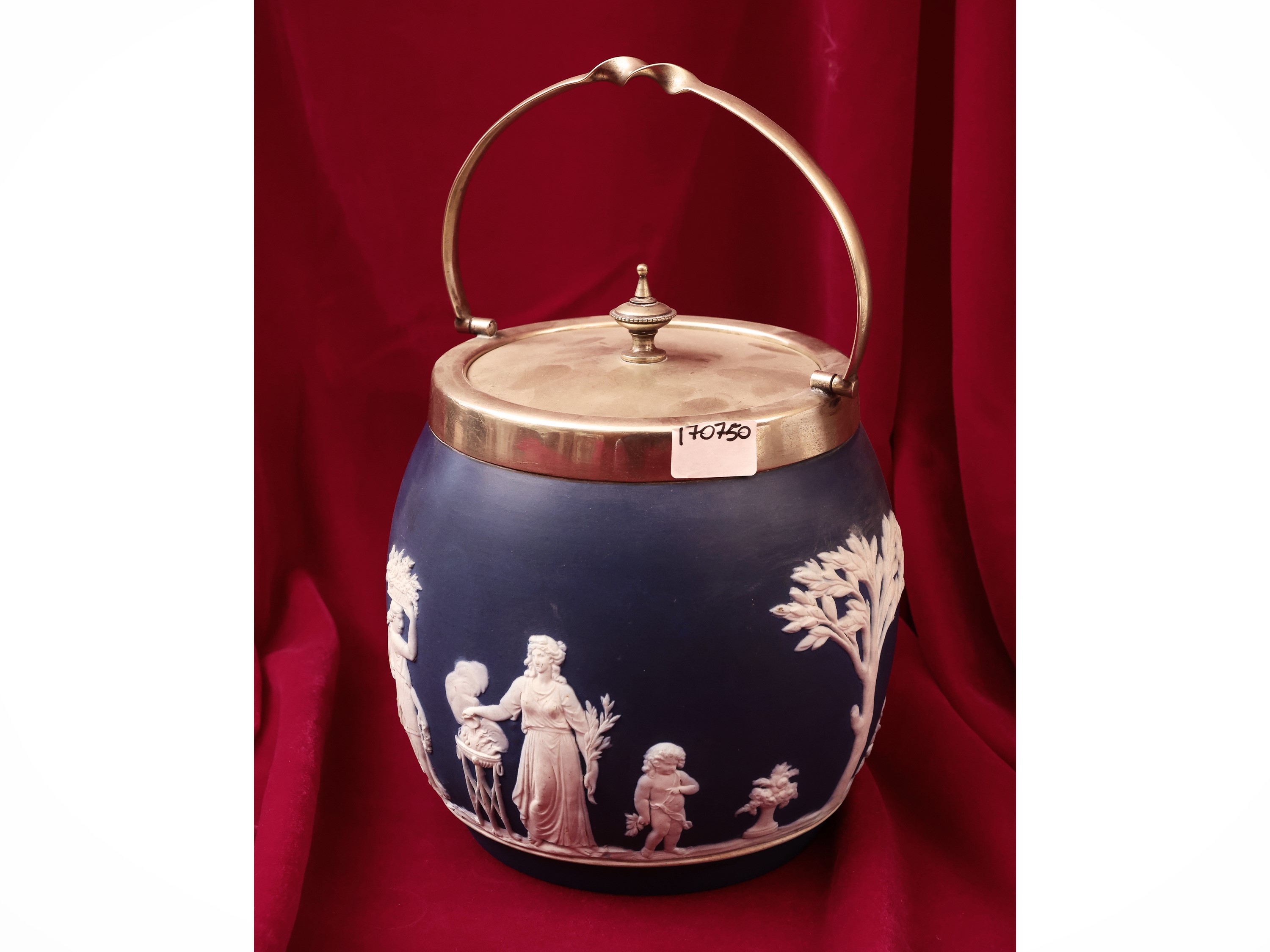 Due Portabiscotti in Biscuit, Wedgwood