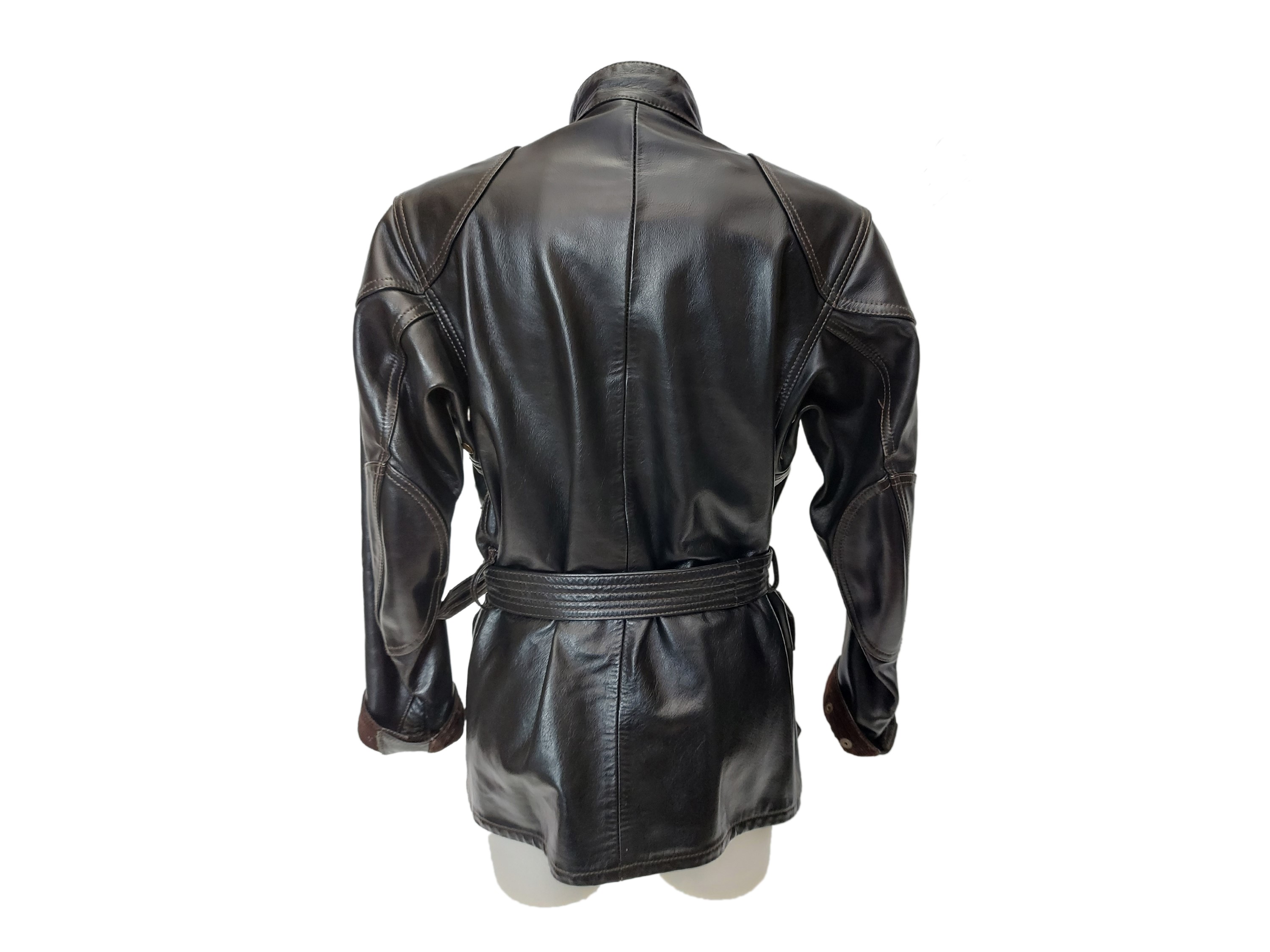 Belstaff - Black leather jacket - Auction Vintagemania