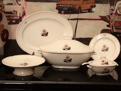 Assortimento di Piatti in Terraglia, Giò Ponti per Società Ceramica Richard